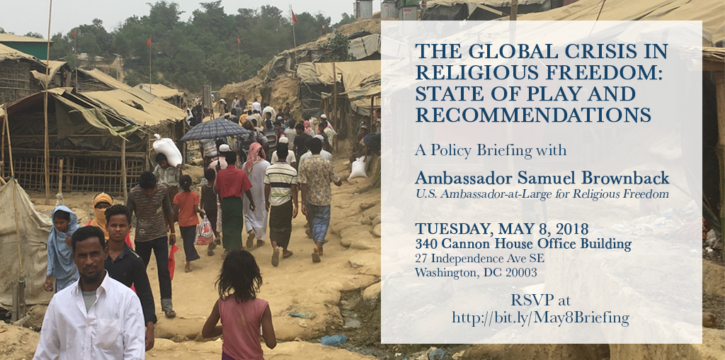 Featured image for “Event: The Global Crisis in Religious Freedom: State of Play and Recommendations”
