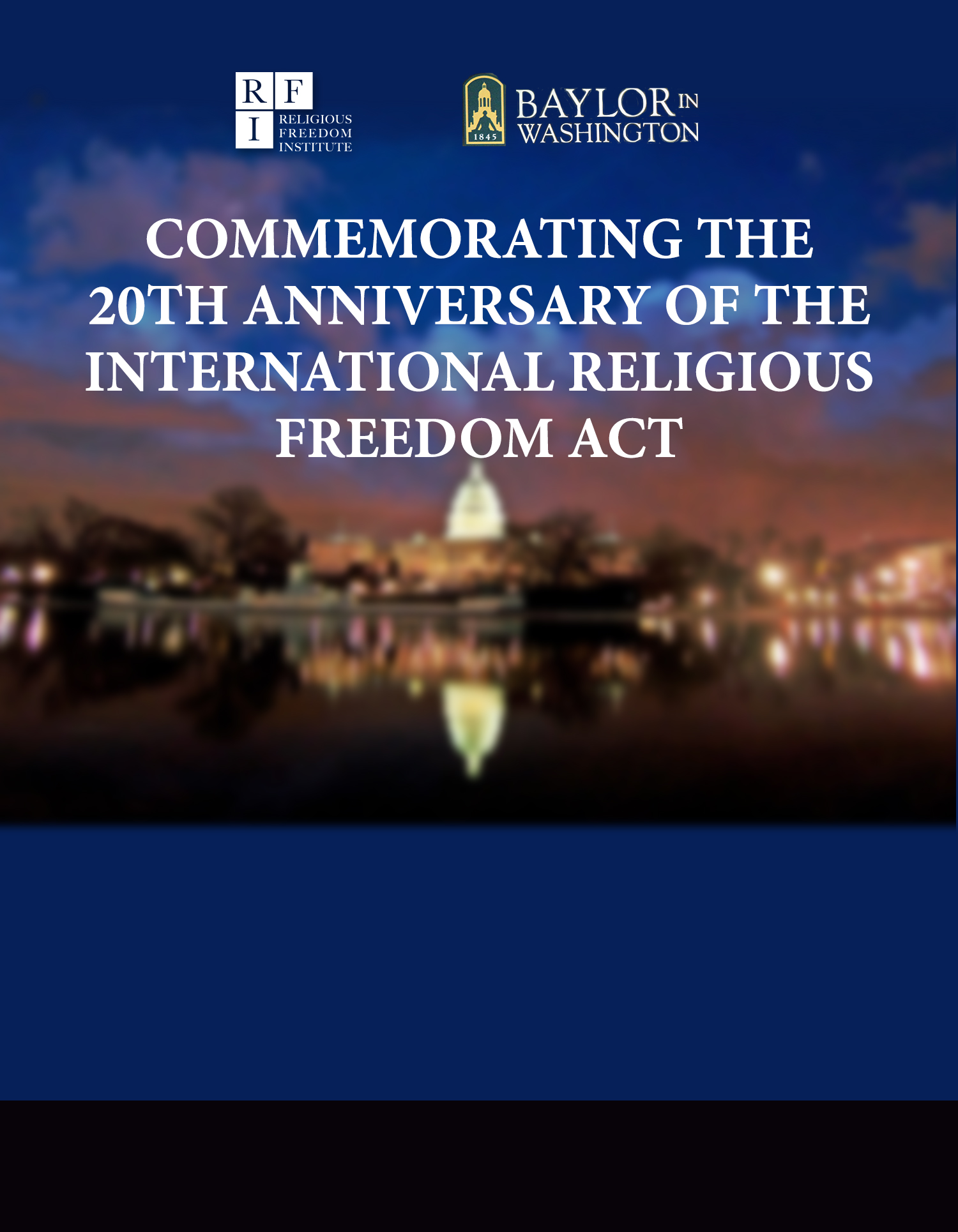 Featured image for “Event: Commemorating the 20th Anniversary of the International Religious Freedom Act – Nov. 9”