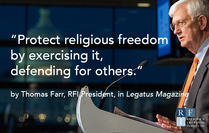 Featured image for “Protect religious freedom by exercising it, defending for others”