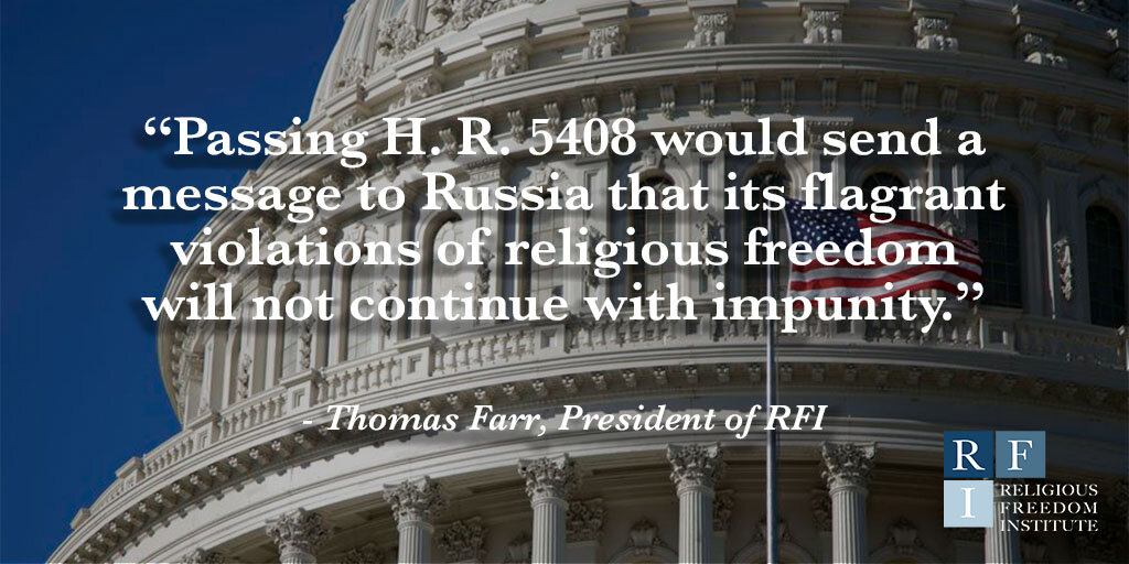 Featured image for “RFI Urges Prompt Passage of Ukraine Religious Freedom Support Act”