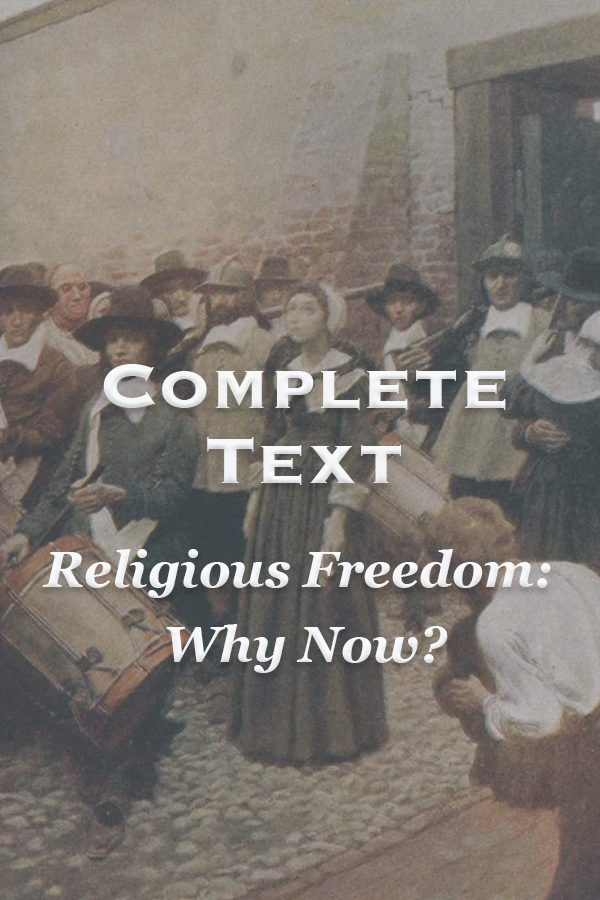 Featured image for “Religious Freedom: Why Now? Defending an Embattled Human Right”