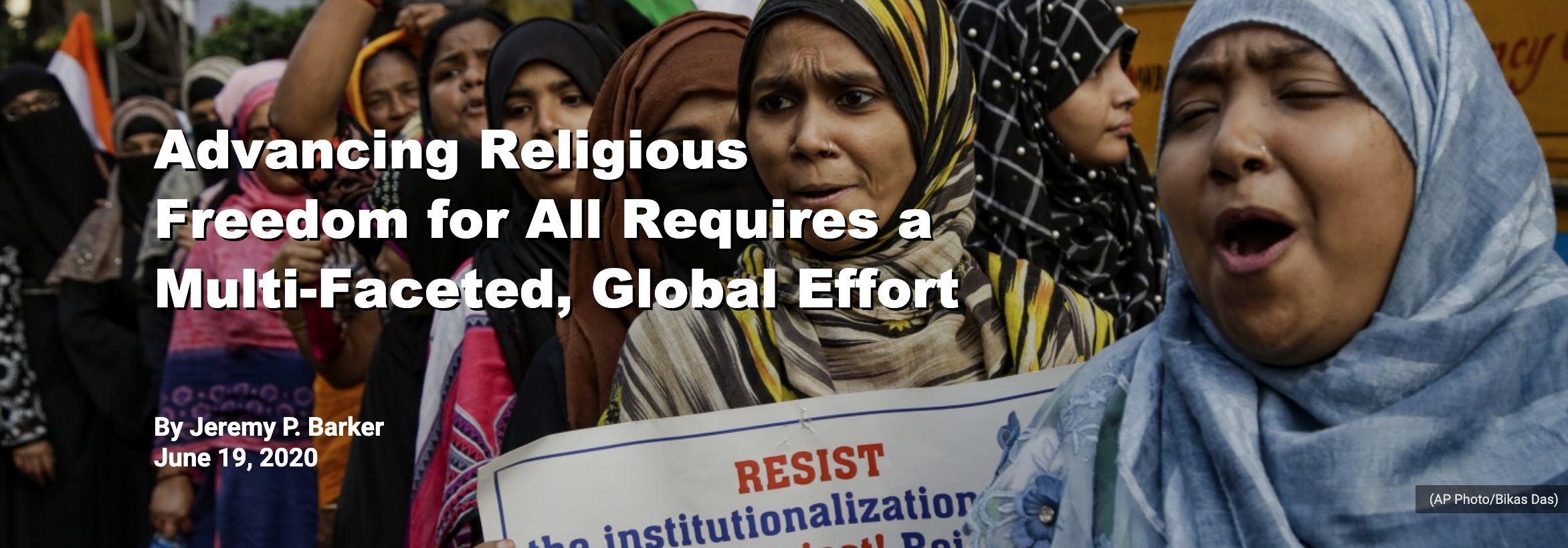 Featured image for “A Multi-Faceted, Global Effort to Advance Religious Freedom For All”