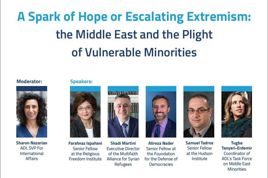 Featured image for “RFI Senior Fellow Speaks at Middle East Minorities Event: Spark of Hope or Escalating Extremism?”
