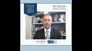 Featured image for “Executive Vice President Eric Patterson’s American Charter Testimonial”