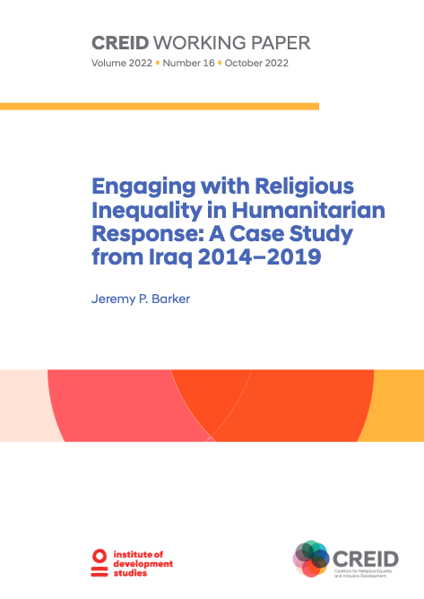 Featured image for “Engaging with Religious Inequality in Humanitarian Response: A Case Study from Iraq 2014–2019”
