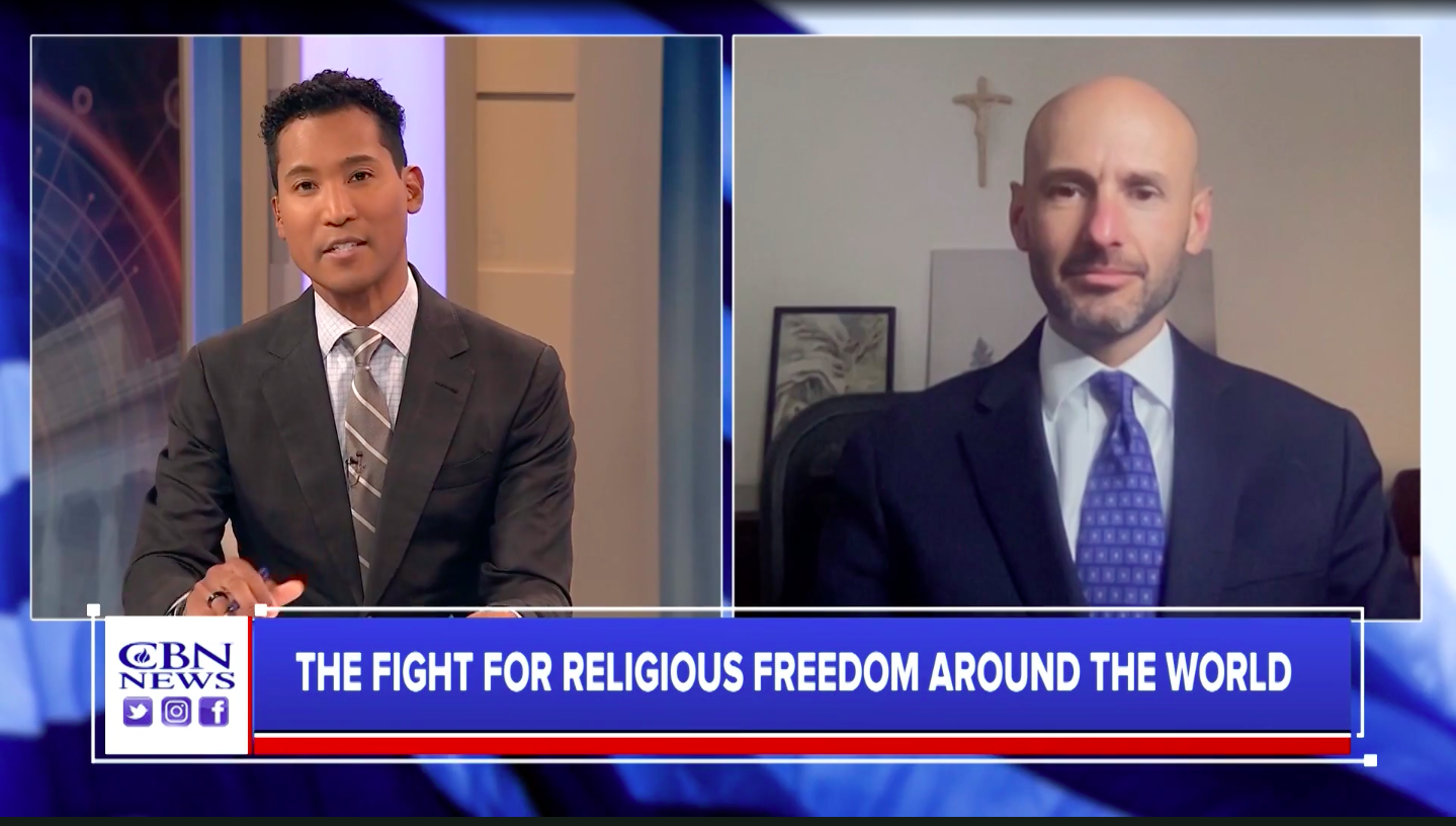 Featured image for “RFI’s Nathaniel Hurd Interviewed on CBN’s Faith Nation on Monumental Religious Freedom Laws”