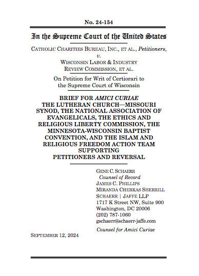 Featured image for “Catholic Charities Bureau, Inc., Petitioners v. Wisconsin Labor & Industry Review Commission II”